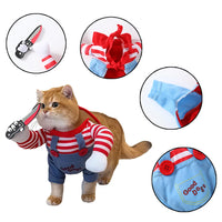 🔪 Chucky kæledyrskostume