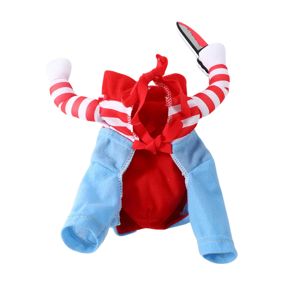 🔪 Chucky kæledyrskostume